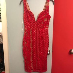 Luvalot size 6 lace mini dress
